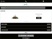 Tablet Screenshot of amandasflorist.com
